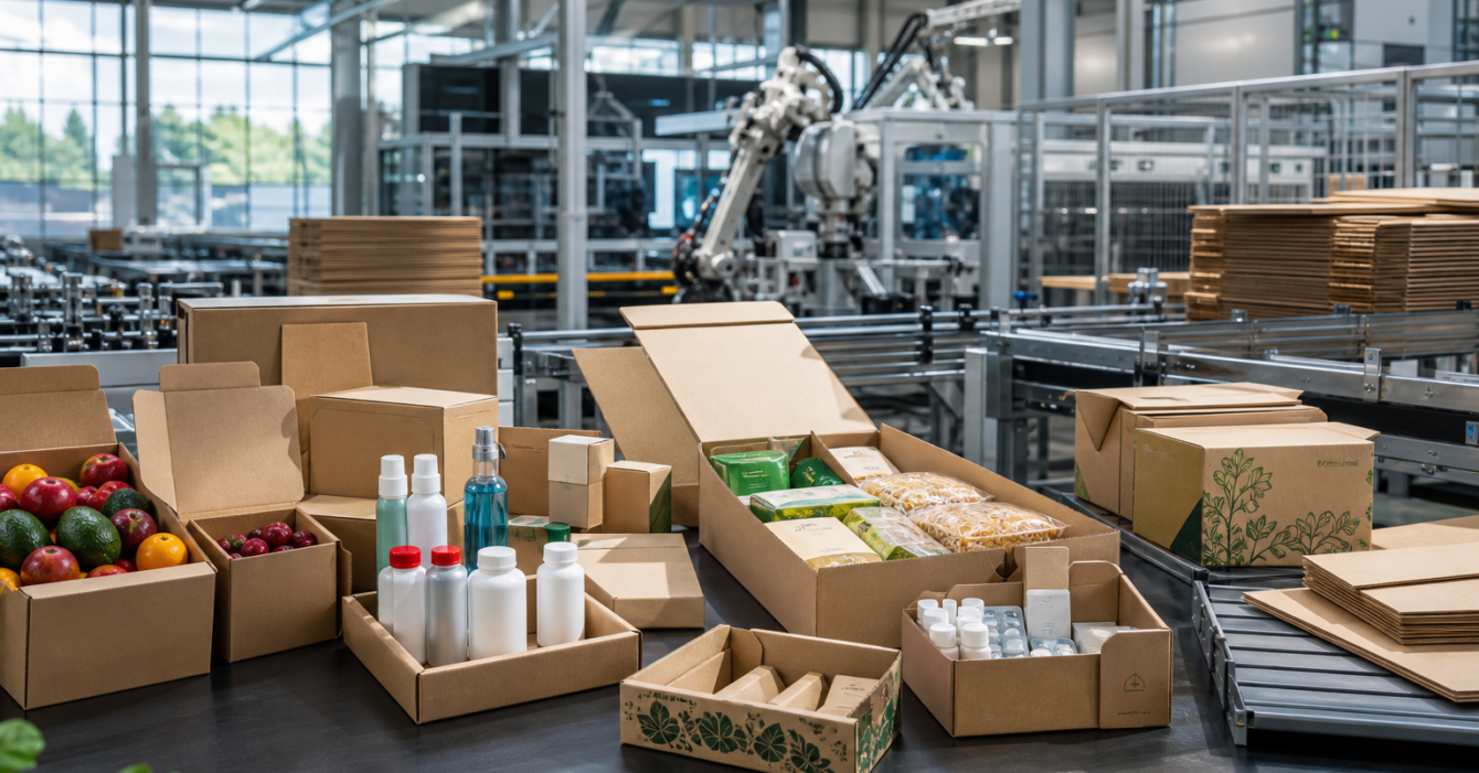 Embalagens de papelão no varejo alimentar e farmacêutico- 872814 Embalagens de papelão no varejo alimentar e farmacêutico- 872814